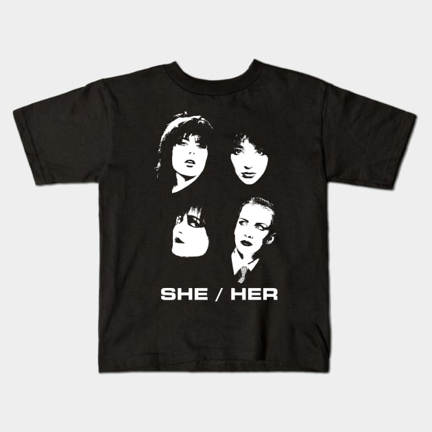 Brit Girls Kids T-Shirt by haunteddata